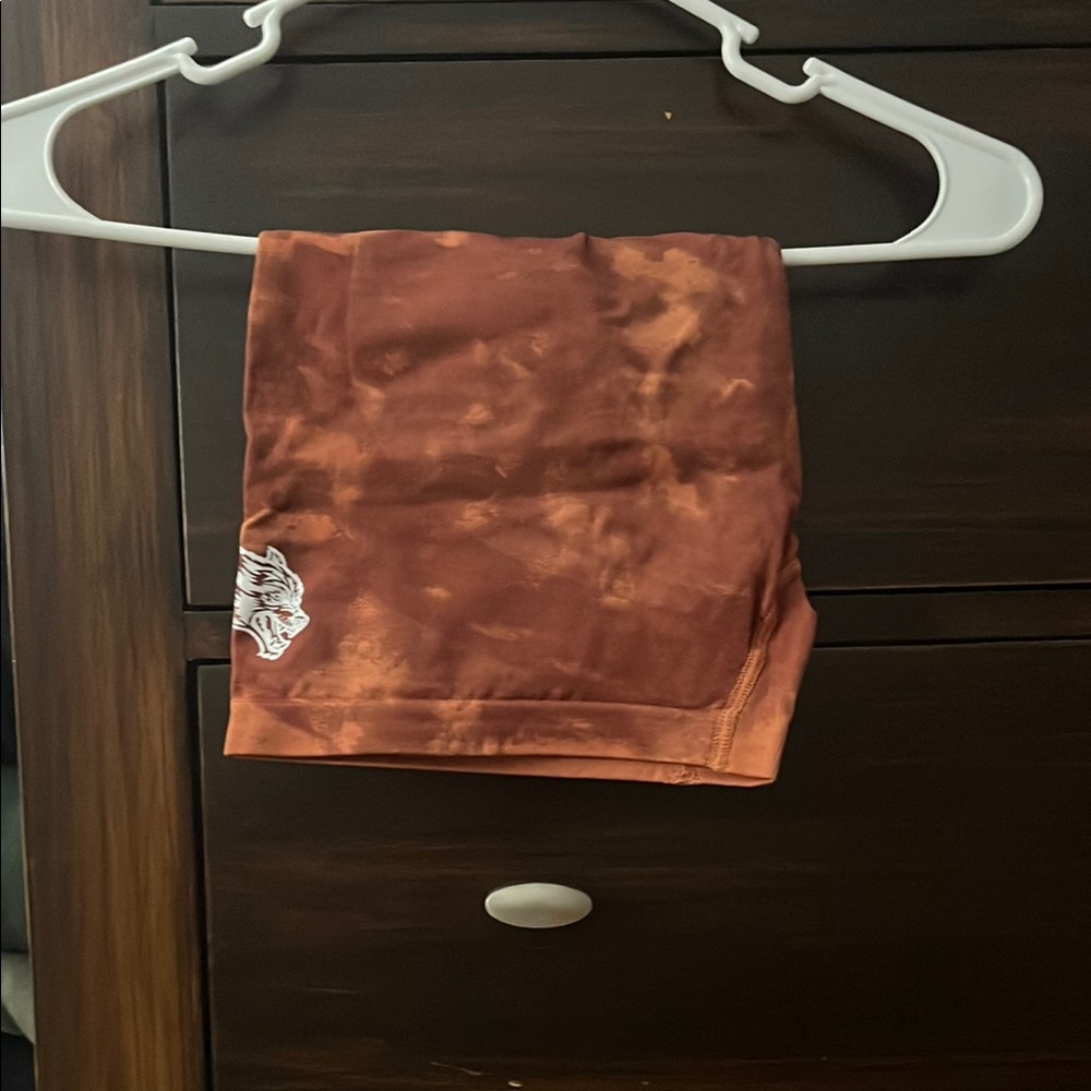 Darc Sport Orange Tie-Dye Shorts